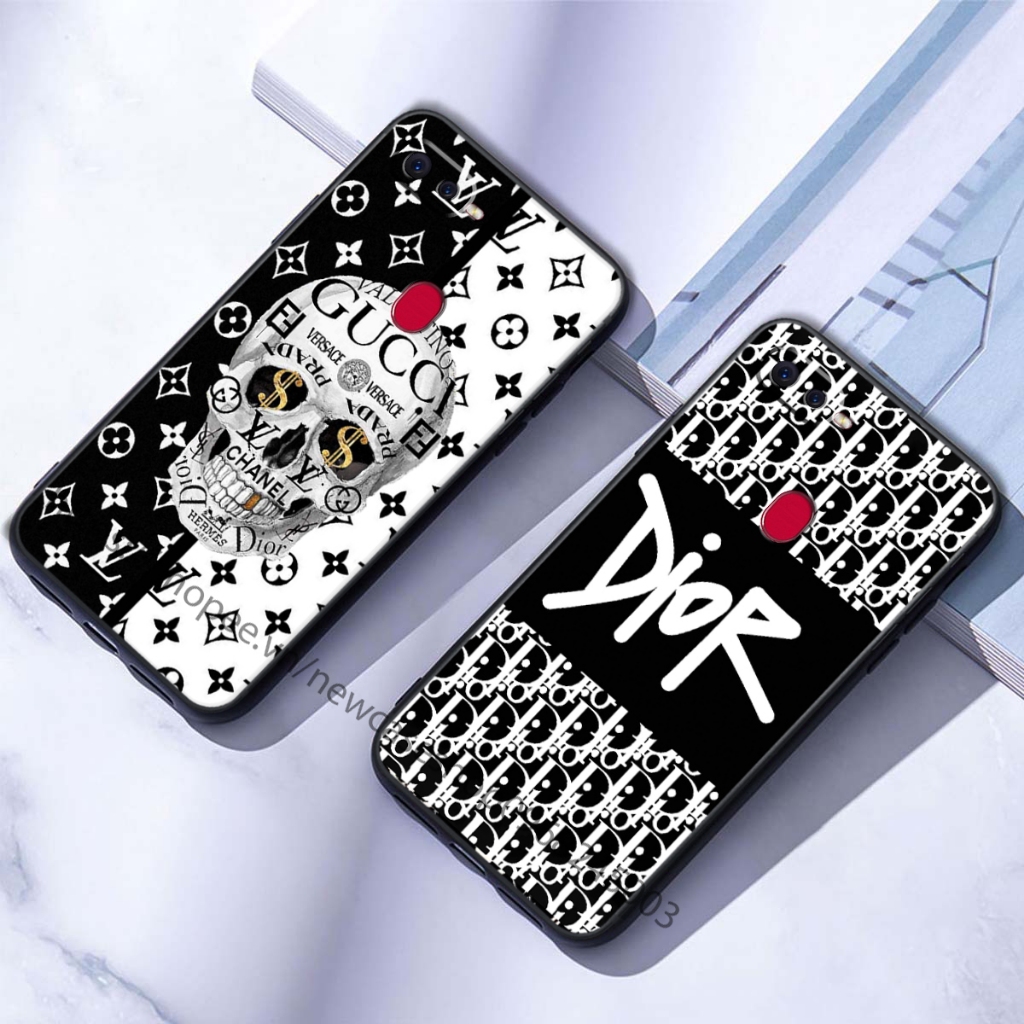 Ốp Oppo A5S / A7 / F9 / A12 bộ hình thương hiệu thời trang cao cấp