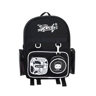 Balo nam nữ đi học thời trang màu đen, trắng unisex Local Brand BIRDYBAG - LUDO KING backpack