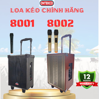 Loa kéo karaoke ONTEKCO 8001 | 8002 Bass 20  Nghe nhạc cực đã +Mic hát siêu hay Bảo Hành 12 Tháng Chính Hãng