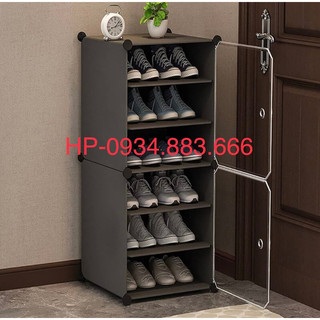 [RẺ VÔ ĐỊCH - TỦ GIÀY 6-8 NGĂN] Tủ nhựa đựng giày lắp ghép - Kệ để giày đa năng