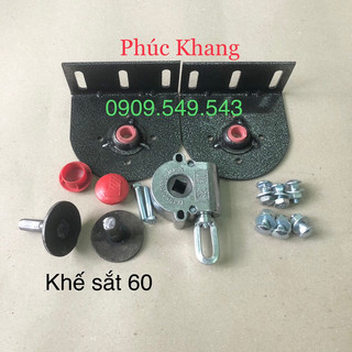Bộ phụ kiện mái bạt thả, bạt cuốn - Bát sơn tĩnh điện dày 4li