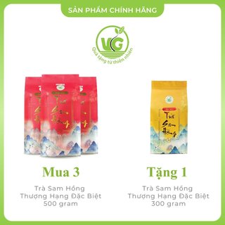  Trà Sam Hồng Thượng Hạng 500gr  COMBO 3+1  Ngủ Ngon Mát Gan Giảm Mỡ Máu 