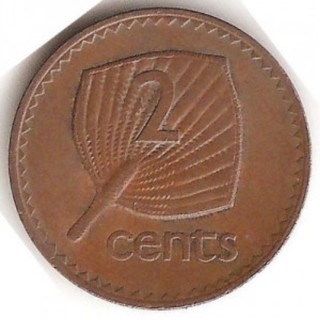Đồng xu 2 cents của fiji 1969-1985