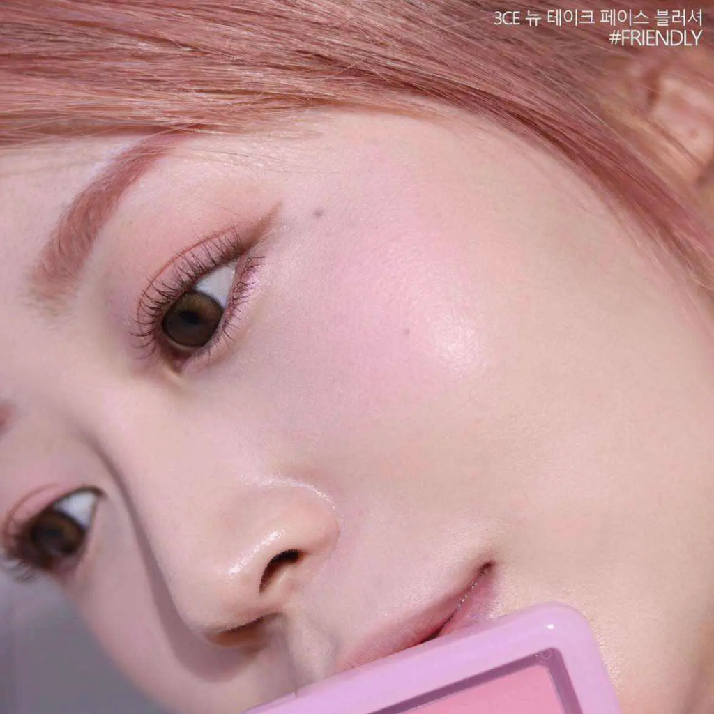 Má Hồng 3CE New Take Face Blusher [Youth Pink- The Motion- Haze Beige-Enjoyable-Friendly] | BigBuy360 - bigbuy360.vn