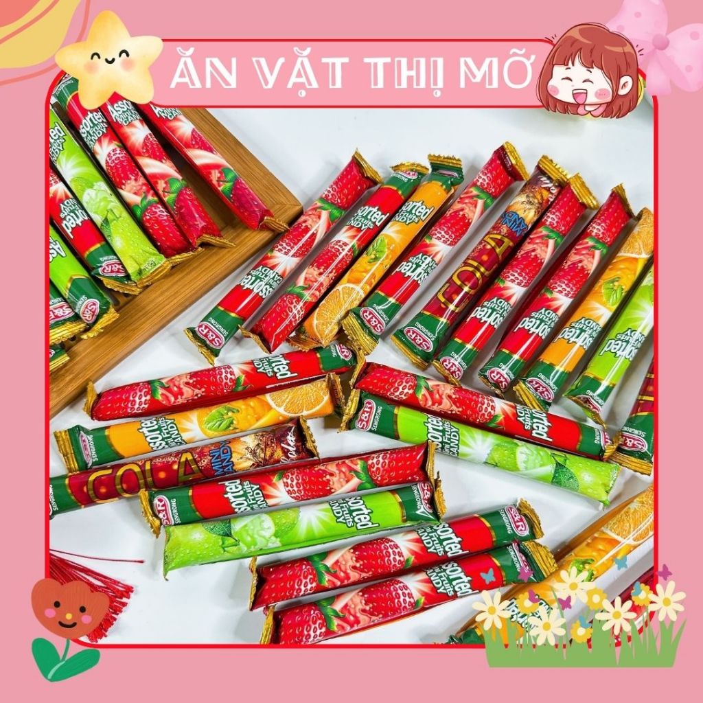 Kẹo C viên lạnh mini candy hương hỗn hợp tuổi thơ