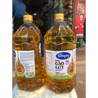 Dầu ăn simply gạo lứt 2 lít