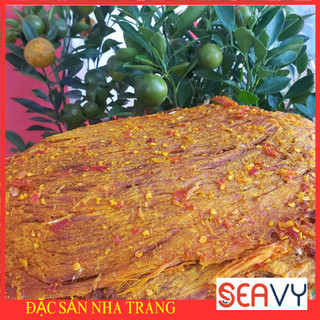 Khô bò nguyên miếng, loại ngon, vị cay cay mặn mặn ngọt ngọt gói 500 gram - Seavy 🐂🍖