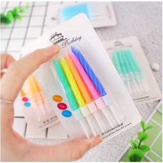 Vỉ nến 10 cây - trang trí bánh sinh nhật bánh kem
