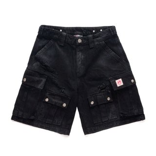 Quần Shorts Jeans Poppop Douple Pocket Cargo Shorts
