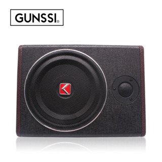  Loa siêu trầm GUNSSI KUERL dành cho xe hơi Công suất 600W 8inch khung gỗ bọc da sang trọng bền bỉ 