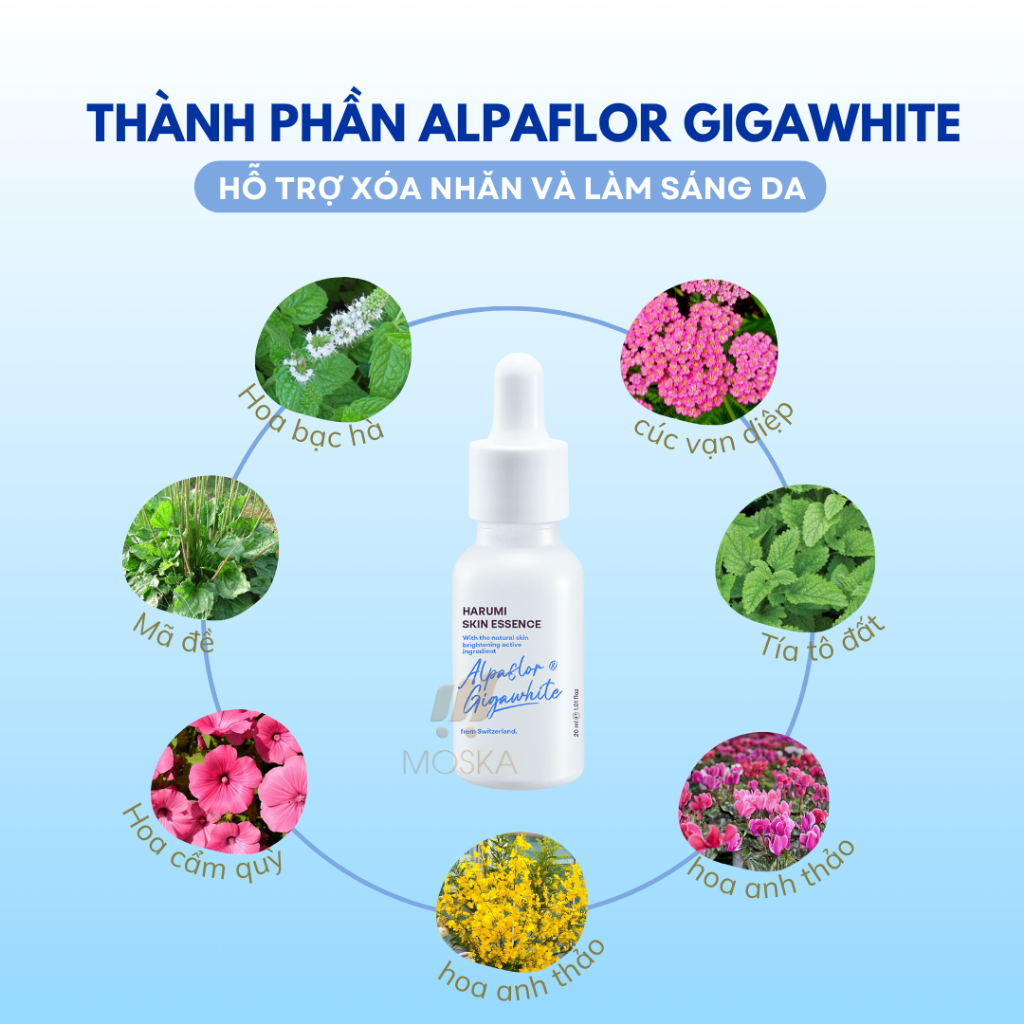 Tinh Chất Trẻ Hóa Da HARUMI Giúp Da Căng Mịn, Chống Lão Hõa, Giảm Độ Nhăn Da, Giảm Thâm| Moska Shop