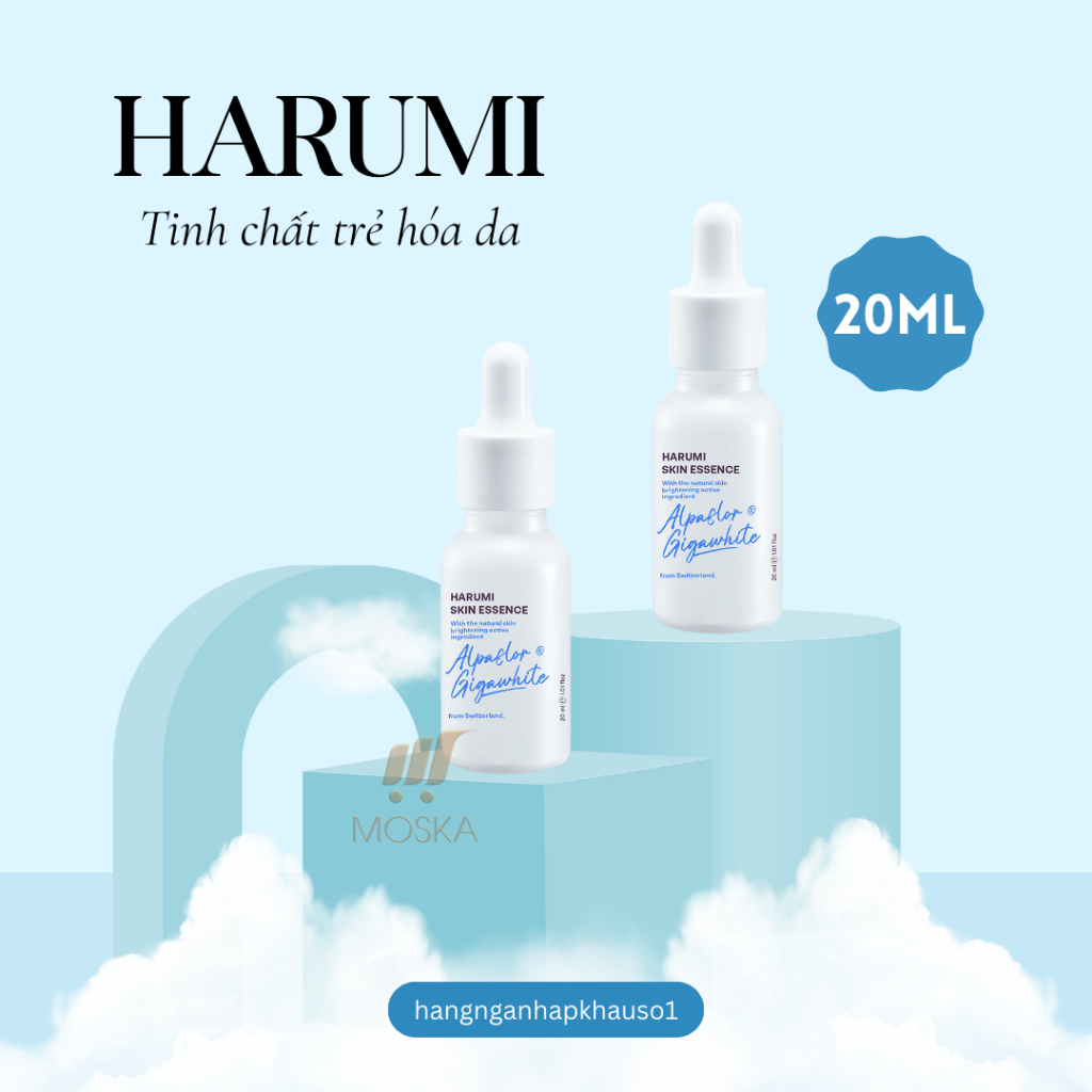 Tinh Chất Trẻ Hóa Da HARUMI Giúp Da Căng Mịn, Chống Lão Hõa, Giảm Độ Nhăn Da, Giảm Thâm| Moska Shop