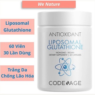 VIÊN UỐNG TRẮNG DA CODEAGE LIPOSOMAL GLUTATHIONE 60 VIÊN