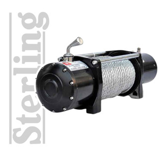 Tời cứu hộ ô tô Sterling 12000LBS 12V/24V, tời ắc quy thiết kế chuyên dụng, hộp số 4 cấp độ bền cao, an toàn khi sử dụng