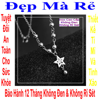 Dây chuyền ngôi sao 5 cánh cho bé - An toàn cho trẻ - Cam kết 1 đổi 1 nếu đen và gỉ sét