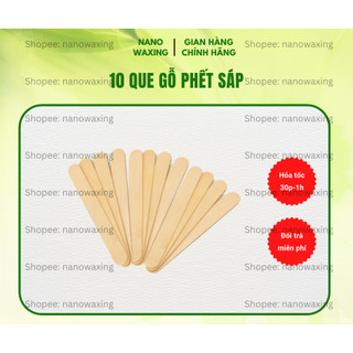 combo 15 Que gỗ wax lông - que gỗ tiệt trùng