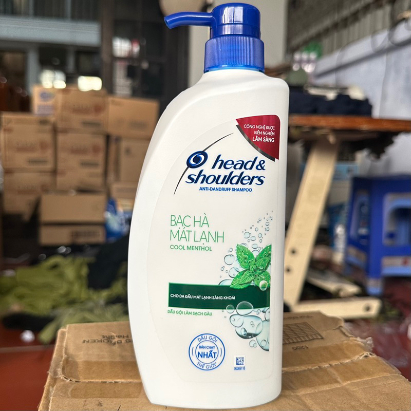 Dầu gội Head & Shoulder bạc hà mát lạnh 625ml (hàng việt)