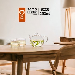 Bình Thiền Trà thủy tinh , Ấm Trà Đạo S059 (250ml)