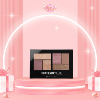   MAYBELLINE NEW YORK  Bảng Phấn Mắt 6 Màu Xinh Xắn Và Tiện Lợi The City Mini Palette 6.1g 