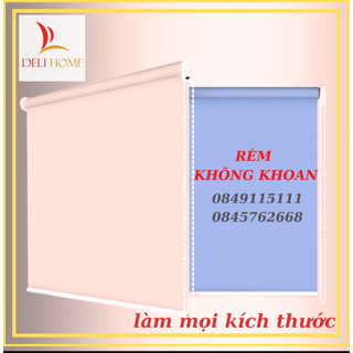 Rèm Cuốn Không Khoan DELI HOME, Rèm Cửa Sổ Chống Nắng 100%