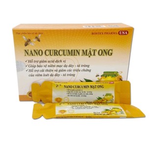 Nano Curcumin Mật Ong Dung dịch NANO NGHỆ MẬT ONG giải pháp cho người đau dạ dày, tá tràng  viêm loét dạ dày