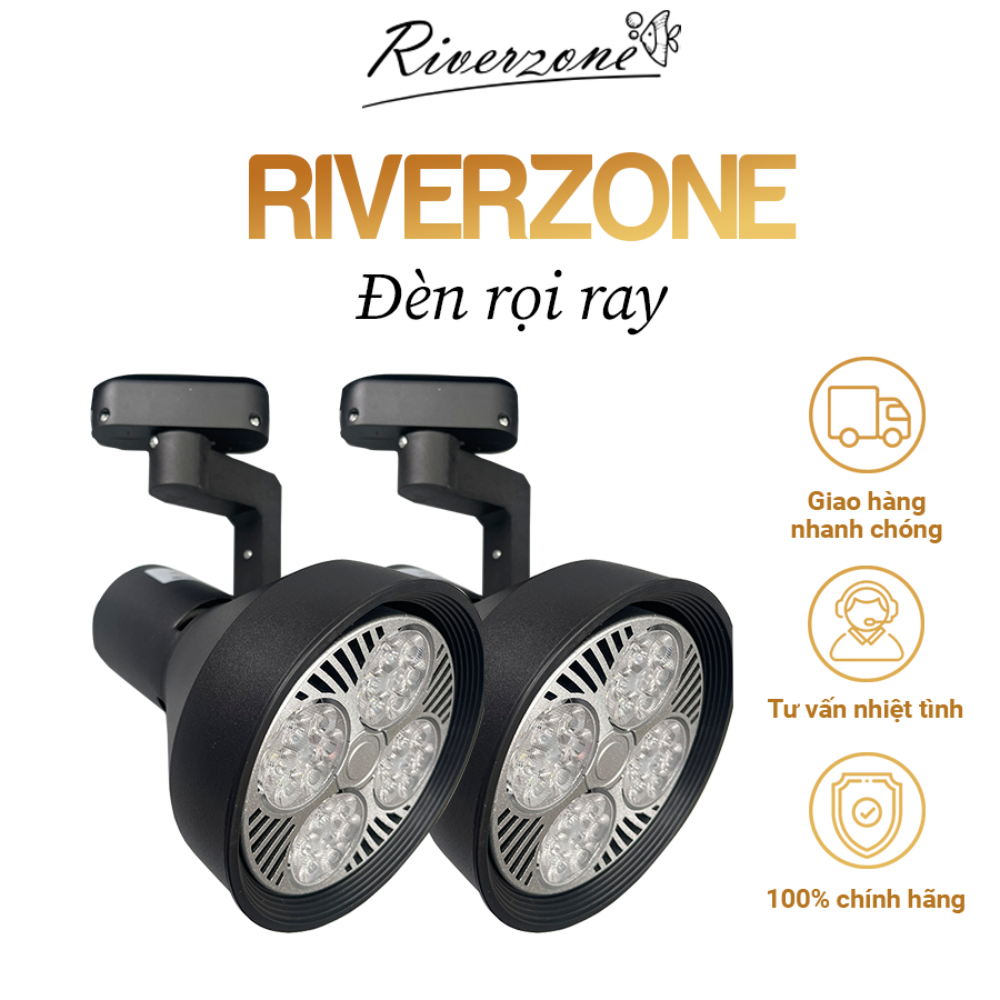 Đèn rọi bể thủy sinh, bể bán cạn ray Riverzone JL35W, JL45W WRGB, đèn trang trí nội thất, tiểu cảnh 