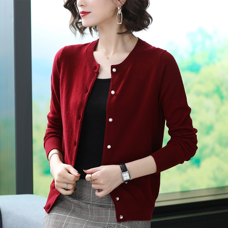 Áo Khoác Len Cardigen Thời Trang Phong Cách AL17 - Hàng Quảng Châu Cao Cấp