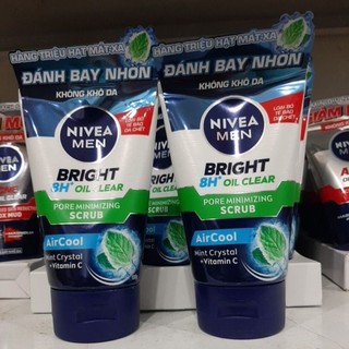 SỮA RỬA MẶT NIVEA MEN GIÚP KIỂM SOÁT NHỜN CHỨA HẠT MÁT-XA 100g
