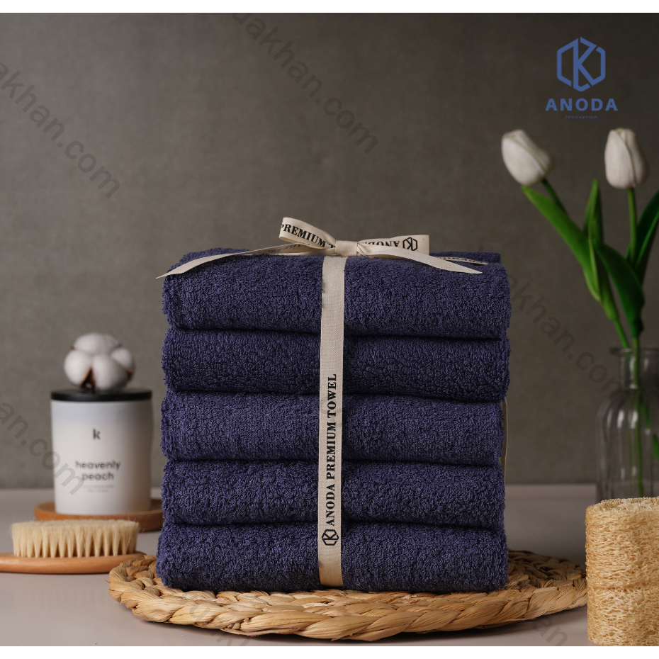 3 cái Khăn 40x80cm Trọng lượng 170gr 100% Cotton Cao Cấp Sợi chải kỹ  Anoda