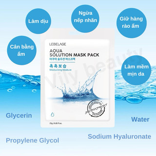 [Bill Hàn] Mặt Nạ Dưỡng Da Lebelage Solution Mask Pack 25ml