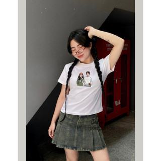 Áo thun BaBy Tee, áo phông nữ ngắn tay, cổ tròn, 100% cotton co giãn 2 chiều BonBon ABBH101