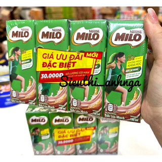Sữa Lúa Mạch Milo Vỉ 4 hộp x 180ml