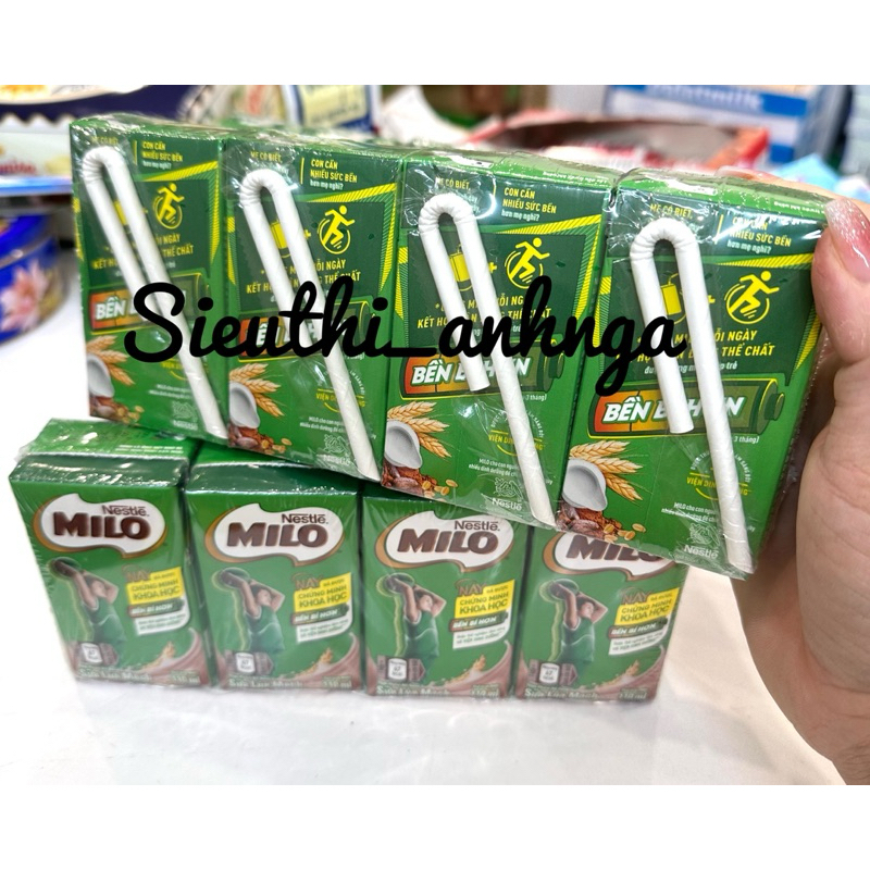 Sữa Lúa Mạch Milo Vỉ 4 hộp x 110ml