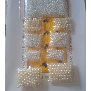 100gr hạt ngọc làm nhuỵ hoa kẽm nhung,trang trí cây thông - hạt ngọc trang trí hoa bó