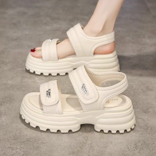 SAndal nữ đi học đi chơi tăng chiều cao chất pu siêu nhẹ đi êm chân mã 285