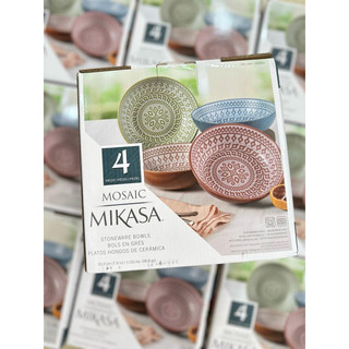 Set tô mikasa set 4 tô gốm cao cấp hàng mỹ