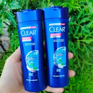 2 Chai Dầu gội Clear Men bạc hà 70g: Hàng Khuyến mãi