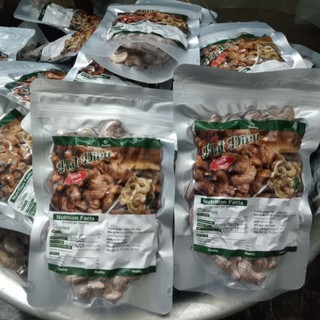Hạt điều rang muối Bình Phước nguyên hạt (Hộp 500g, túi zip hút chân không 500g)