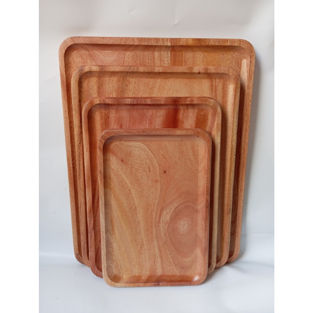 KHAY CN GỖ  ĐỰNG THỨC ĂN  DECOR