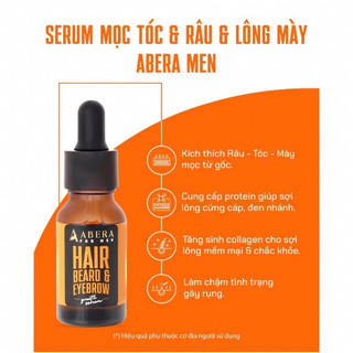 Serum kích mọc tóc & râu & chân mày abera men chính hãng