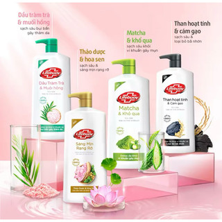 Sữa tắm detox diệt khuẩn sáng mịn ngừa mụn lưng Lifebuoy 800g