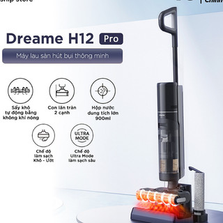 Máy Hút Bụi Lau Nhà Cầm Tay Khô Và Ướt Dreame H12 Pro Plus/H13 Pro Plus Mix Bản 2024-Không dây-Tự động làm sạch-tự sấy