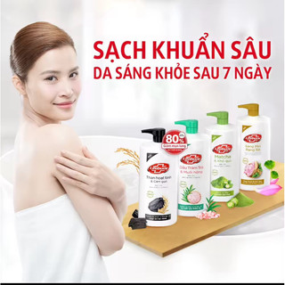 Sữa tắm detox diệt khuẩn ngừa mụn lưng và bảo vệ da Lifebuoy 800g