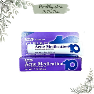 KEM MỤN-BENZOYL PEROXIDE-CLEAR UP ACNE MEDICATION 10