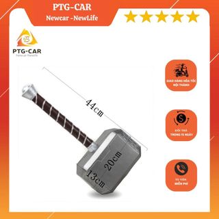 Búa mjolnir thor gắn nóc xe ô tô cao cấp, búa của thần sấm thor bằng chất liệu pu siêu bền tỉ lệ 1:1