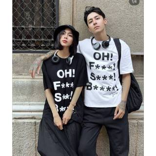 Áo thun Local Brand THE HORIZON - Oh F***  áo phông nam nữ unisex form rộng 100% COTTON