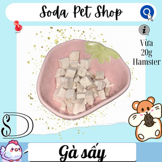 Gà sấy cho hamster/ mèo/ chó