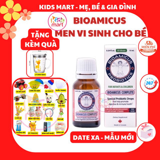  MUA 1 TẶNG 2  Men vi sinh 10 chủng Bioamicus 10ml nhập khẩu Canada- Giúp em ăn khỏe ngủ ngon + quà 