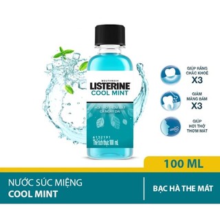 Nước súc miệng Listerine 100ml coolmint