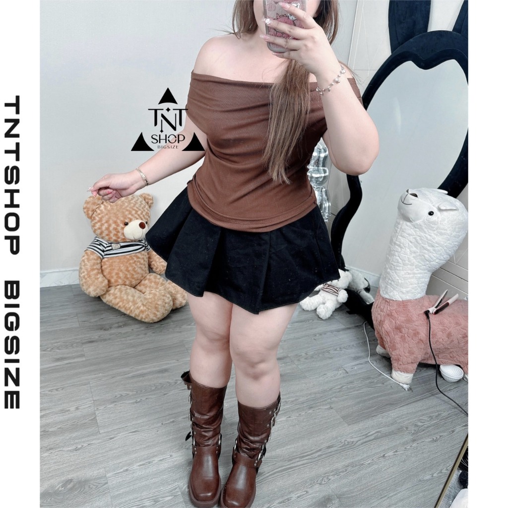ÁO THUN TRẦN VAI BIGSIZE[TNT SHOP BIGSIZE 60KG 90KG]